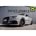 WHEELFORCE Wheels SL.1-FF "Deep Black" Ø19'' (4 wheels set) for Audi S3 (8V)