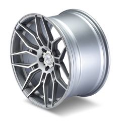 WHEELFORCE Wheels CF.2-FF "Frozen Crystal Silver" Ø20'' (4 Wheels set) for BMW 335i (F30)