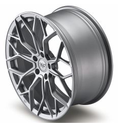 Pack de 4 Jantes WHEELFORCE SL.1-FF "Frozen Silver" Ø19'' pour Audi S3 (8V)