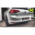 BULL-X // Sport Exhaust System "EGO-X" with valves *R32 Look* for VW Golf 7 GTI (before 2017)