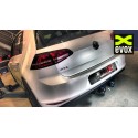 BULL-X // Sport Exhaust System "EGO-X" with valves *R32 Look* for VW Golf 7 GTI (before 2017)