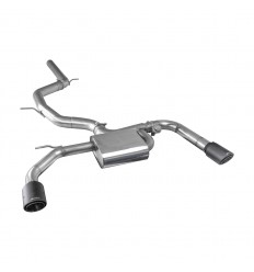 BULL-X // Sport Exhaust System "EGO-X" with valves for VW Golf 8 GTI