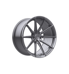 WHEELFORCE Wheels WF CF.3-FF R "GLOSS STEEL" Ø22'' (4 wheels set) for Audi RS6 (C8)