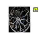 WHEELFORCE Wheels WF HE.1-FF "GLOSS STEEL" Ø20'' (4 wheels set) for Audi S4 (B8)