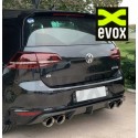 EVOX CARBON SuperSport Rear Diffusor VW Golf 7 R (2014-2016)